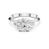 Classic Round Cut Three Stone Diamond Ring