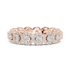 Floral Halo Diamond Eternity Band