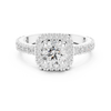 Diamond Halo Engagement Ring