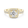 Diamond Halo Engagement Ring
