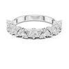Diamond Ring with mixed cut in a floral-inspired design