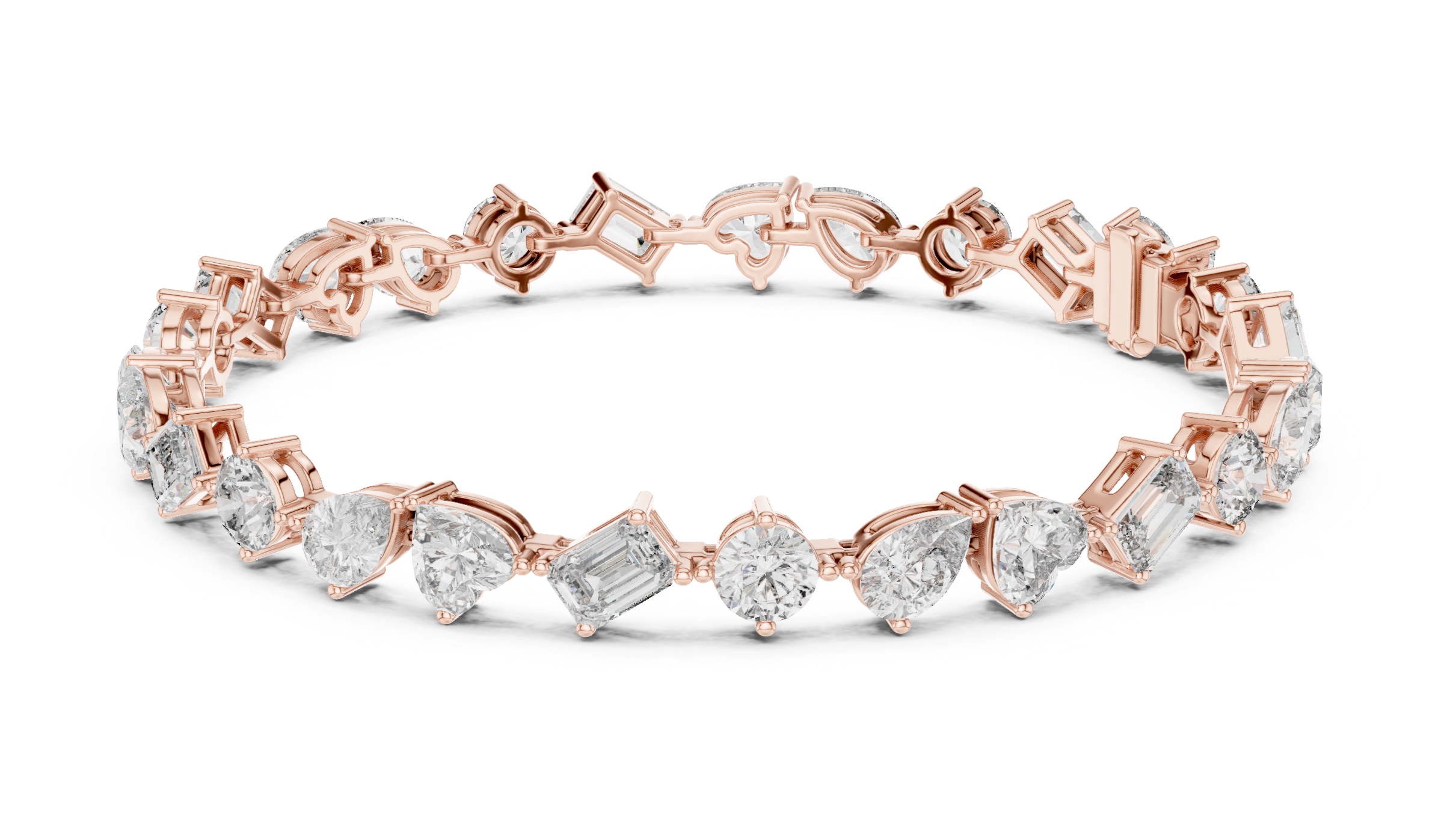 Radiant Symphony Diamond Bracelet