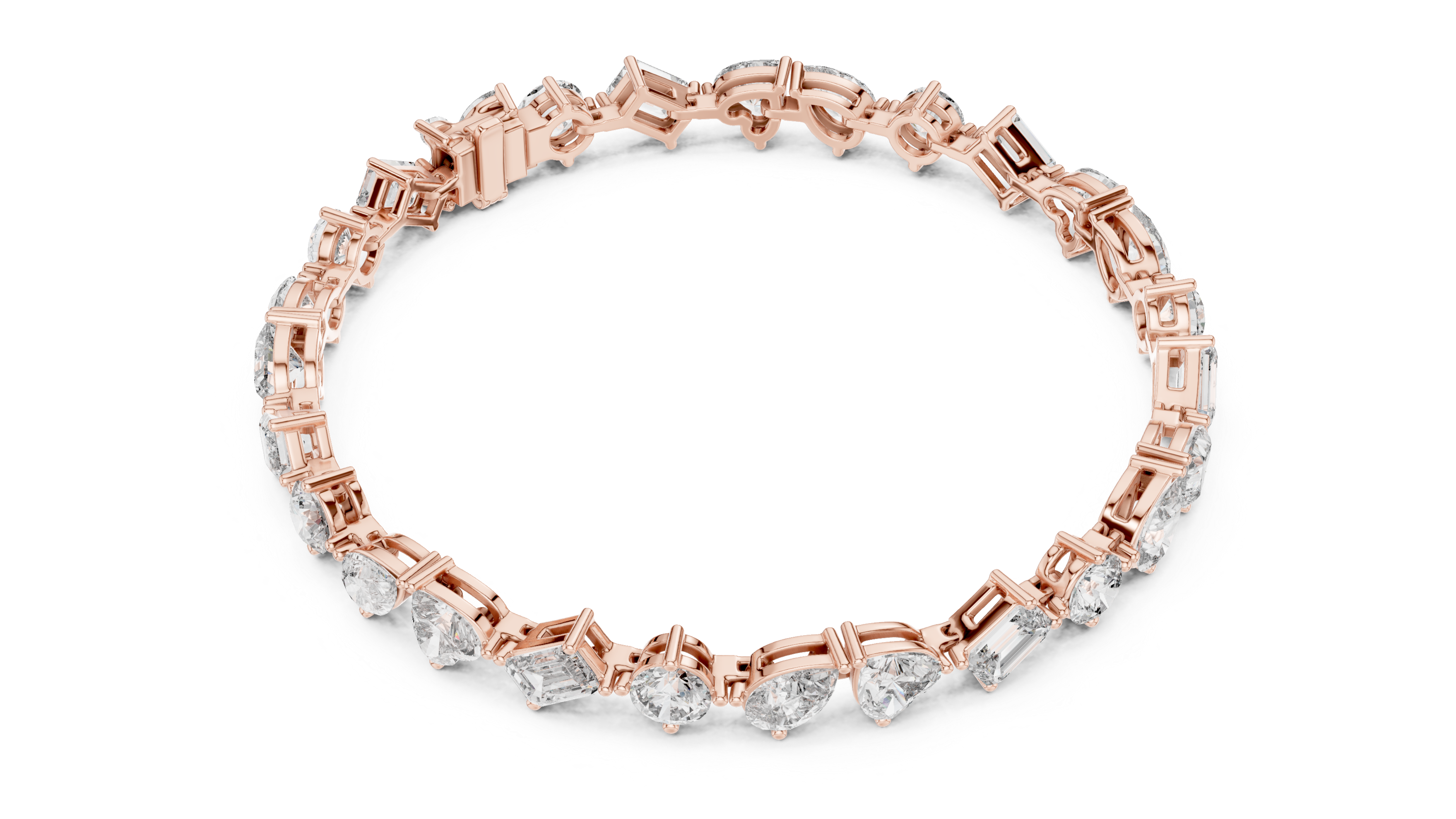 Radiant Symphony Diamond Bracelet