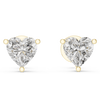 Heart-Shaped Diamond Earrings