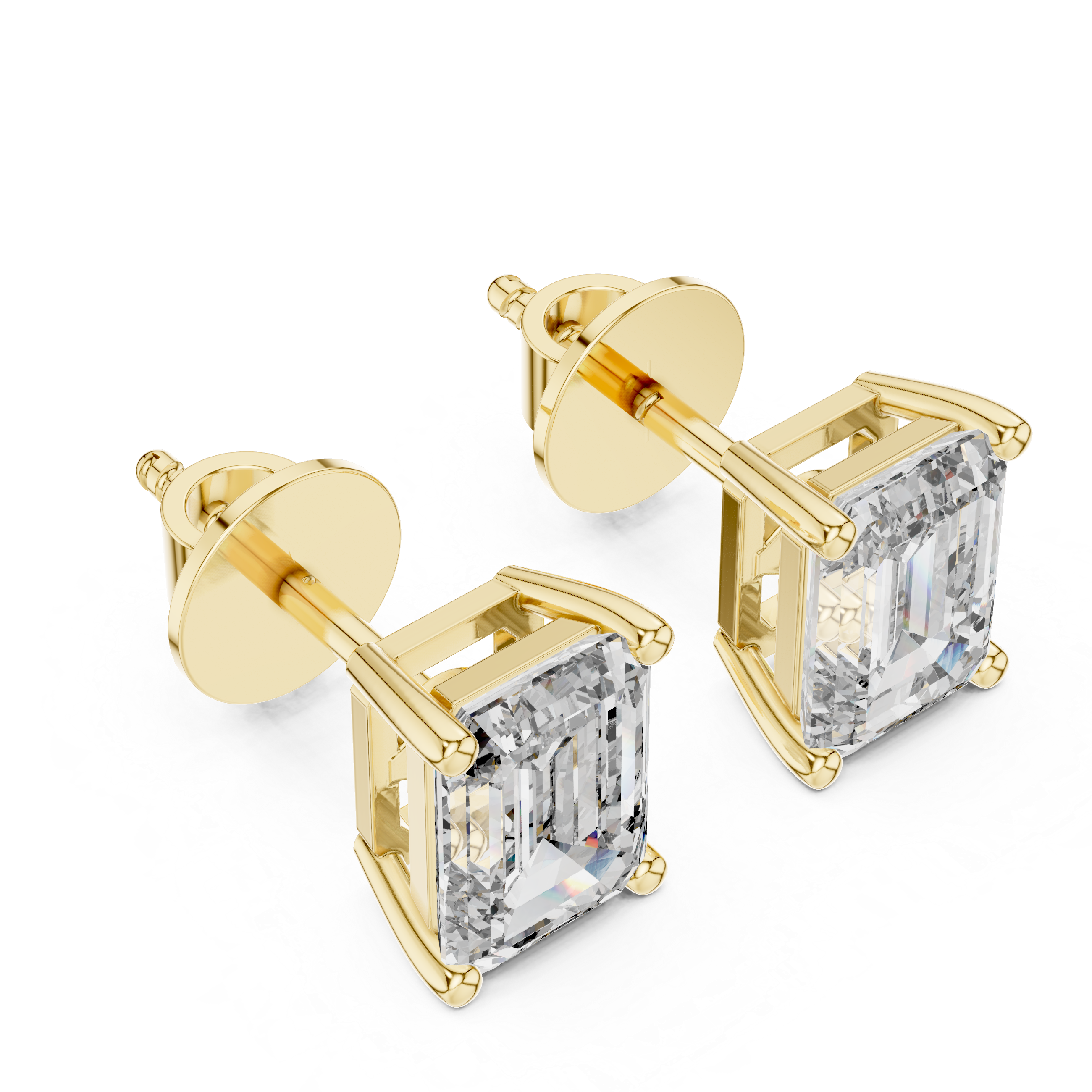 Emerald Diamond Earrings