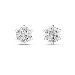 Eternal Spark Classic Solitaire Diamond Studs