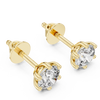 Eternal Spark Classic Solitaire Diamond Studs