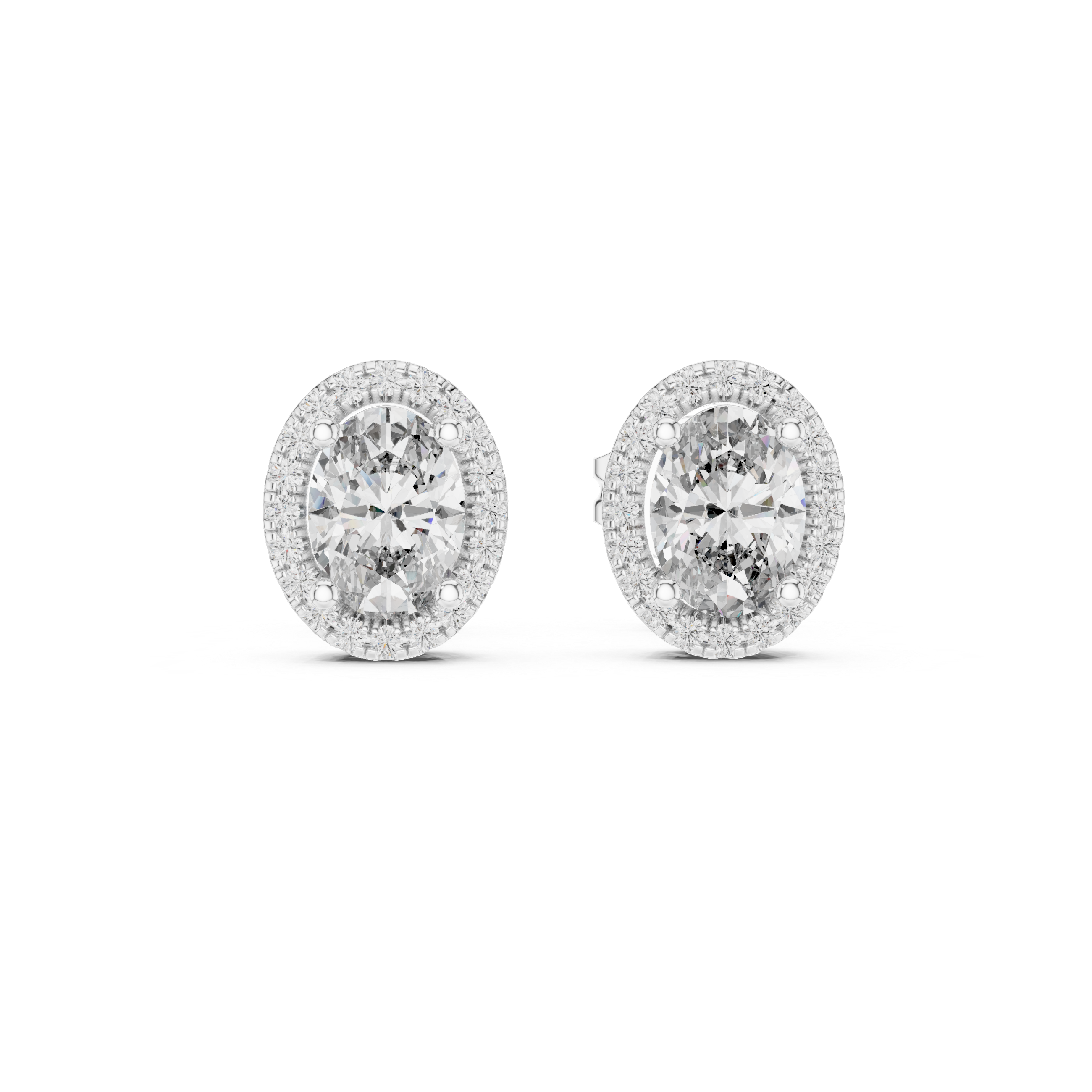 Halo Bloom Diamond Studs