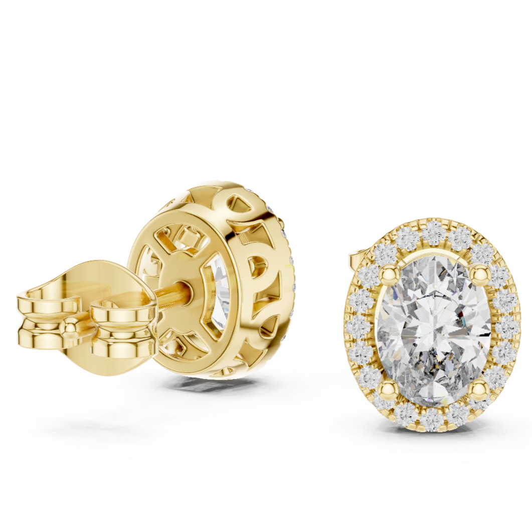 Halo Bloom Diamond Studs