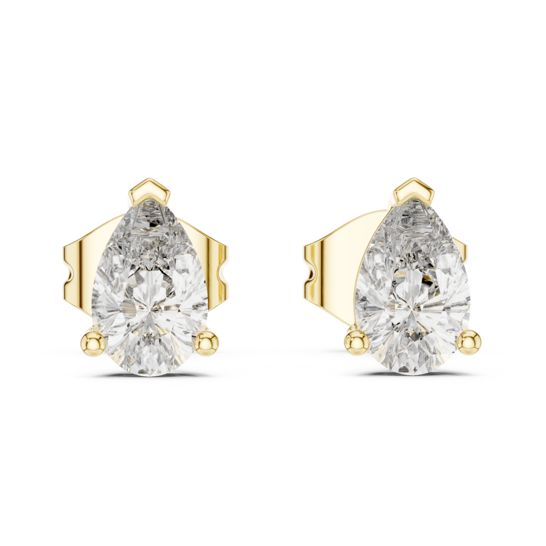 Stunning pear-shaped diamonds