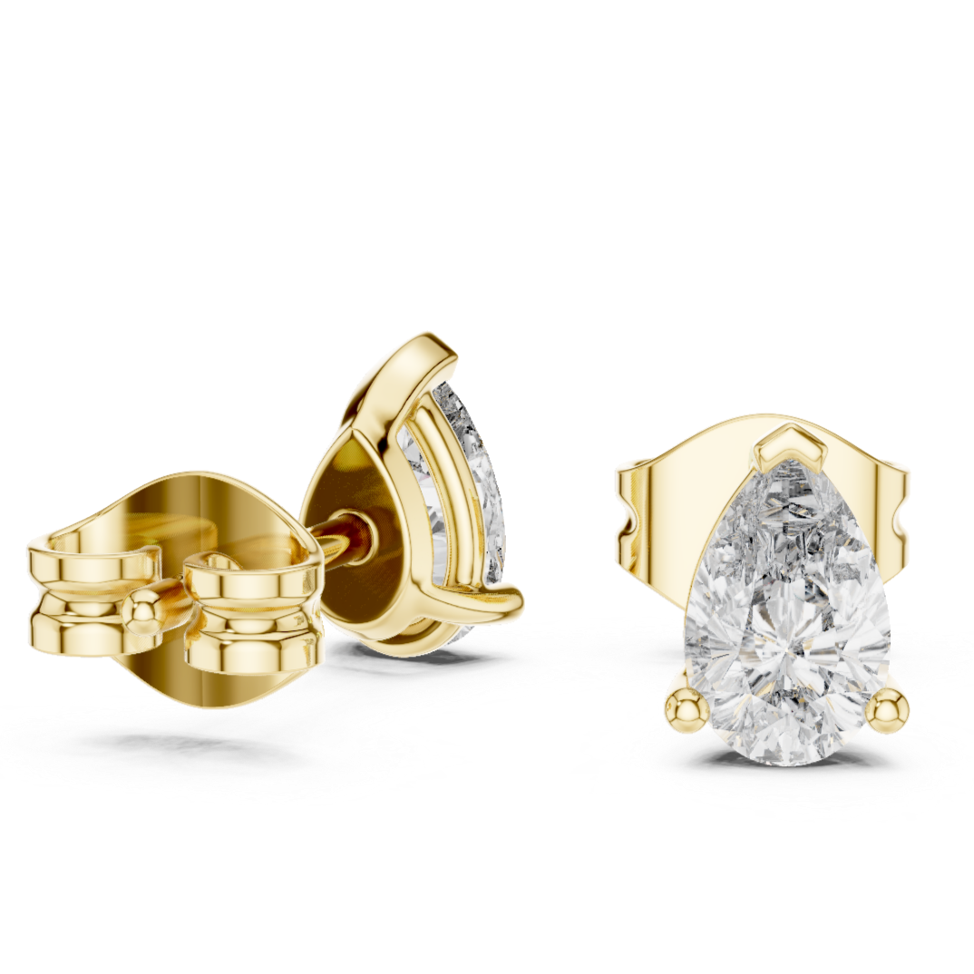 Stunning pear-shaped diamonds