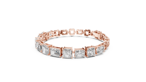 Elegant Rose Gold Diamond Bracelet