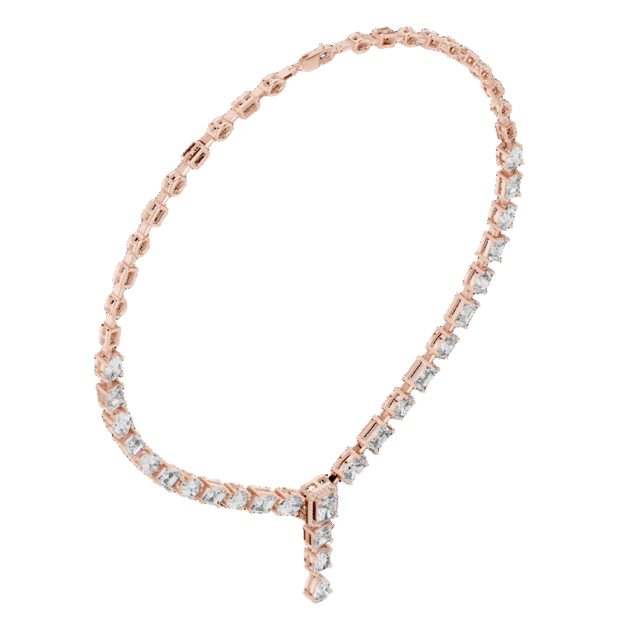 Regal Drop Diamond Necklace''