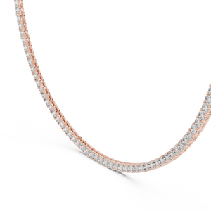 Lustrous Line Diamond Necklace