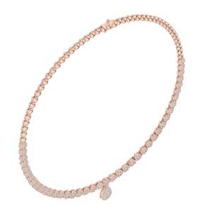 TearDrop Elegance Diamond Necklace