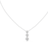 Three-Stone Round Diamond Pendant