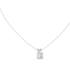 Princess-Cut Diamond Solitaire Pendant