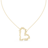 Diamond Heart Cluster Pendant