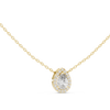 Sparkling Teardrop Diamond Pendant