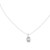 Oval Diamond Rose Gold Pendant