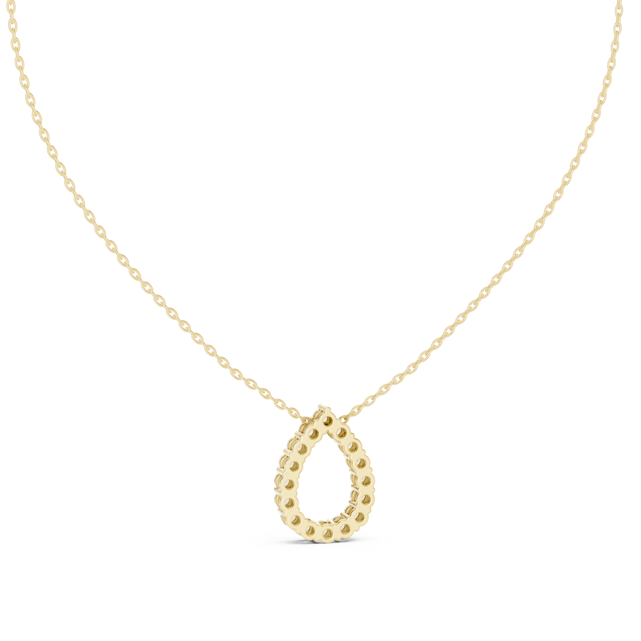 Diamond Teardrop Pendant