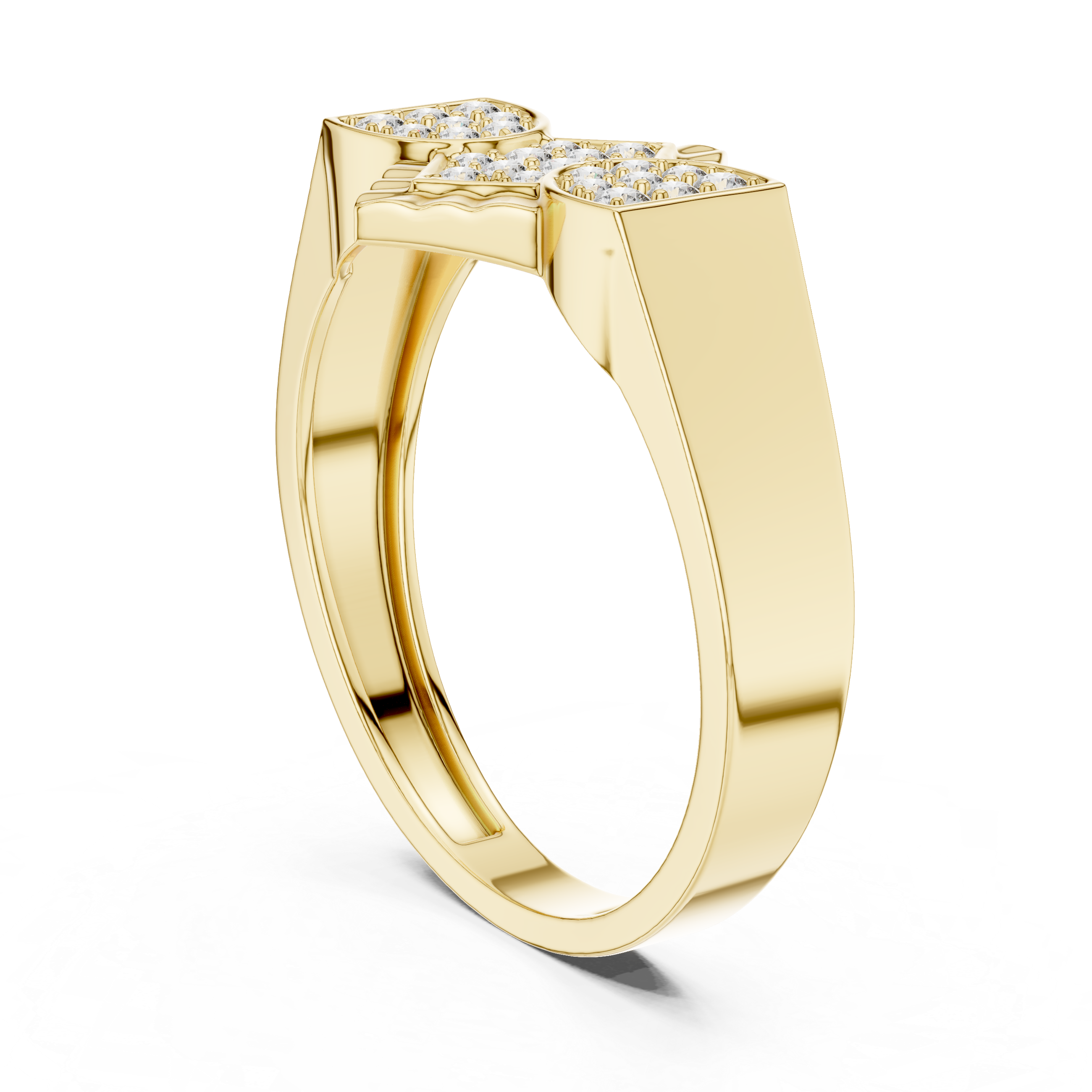 Twin Teardrop Harmony Ring