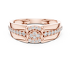 Luminous Love Rose Gold Band