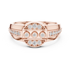 Brilliant Cut Diamond Rose Gold Ring