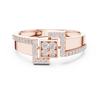 Classic Meets Modern Rose Gold Ring