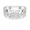Bold Crest Diamond Band