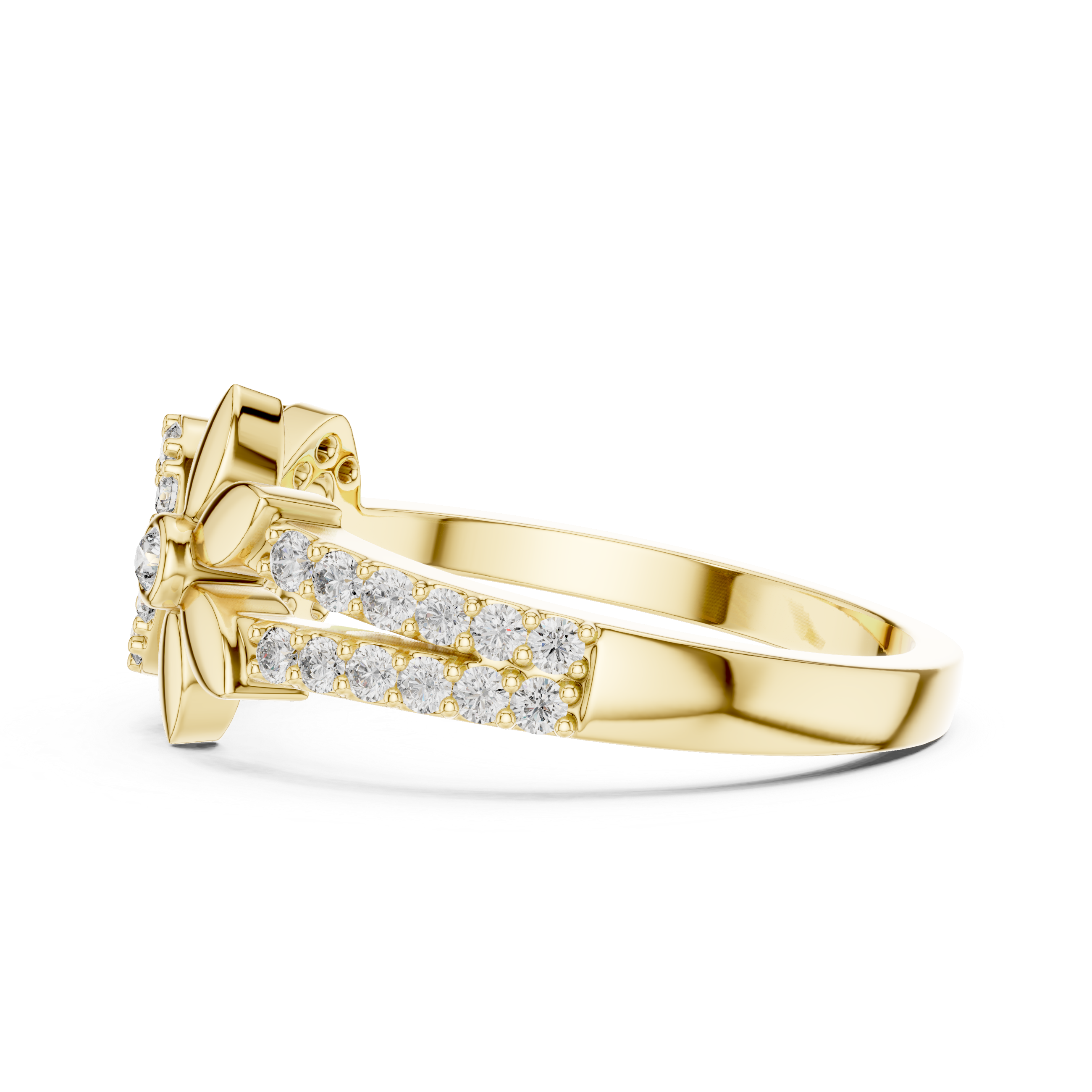 Diamond Enchanted Bow Ring