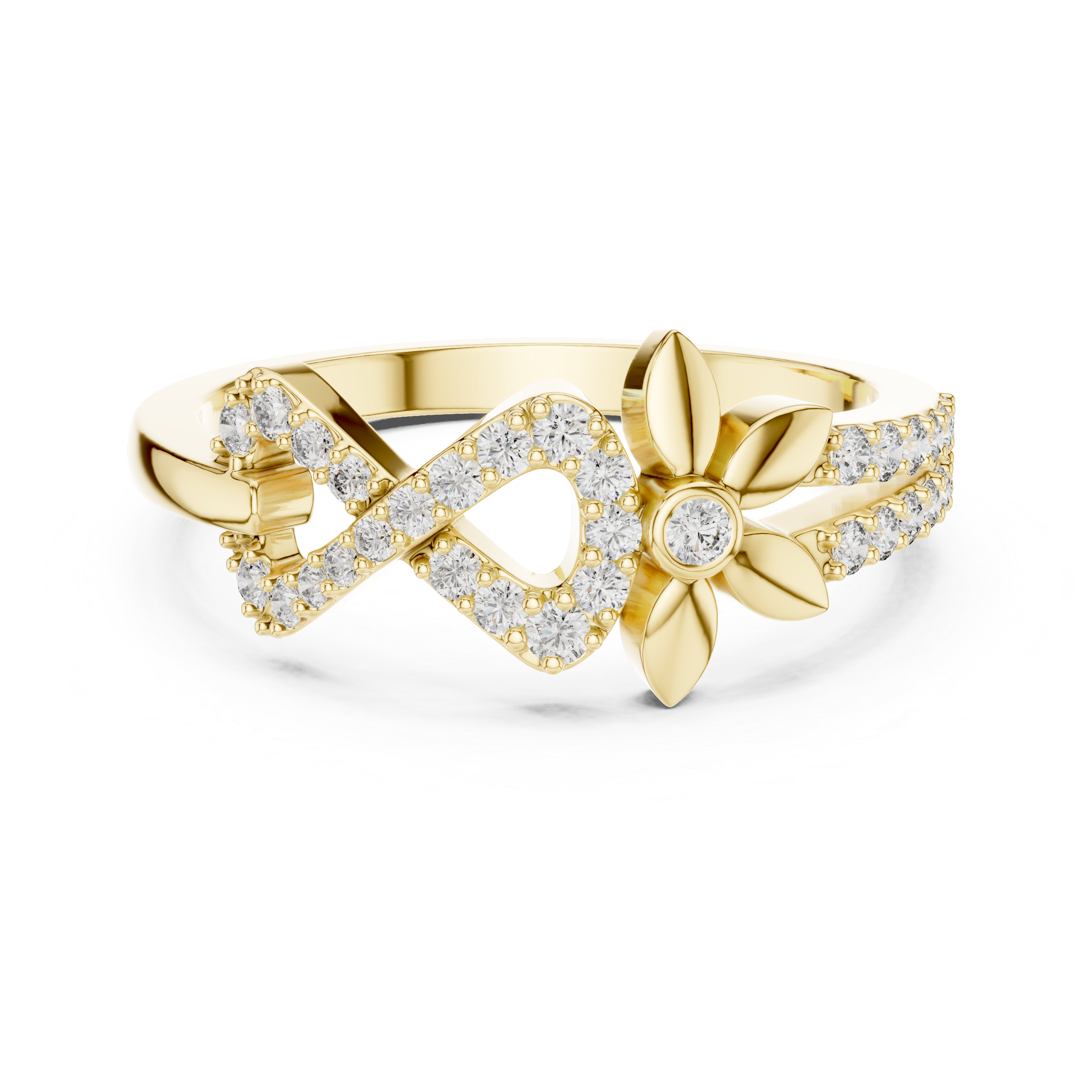 Diamond Enchanted Bow Ring
