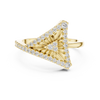 Triangular Radiance Diamond Band