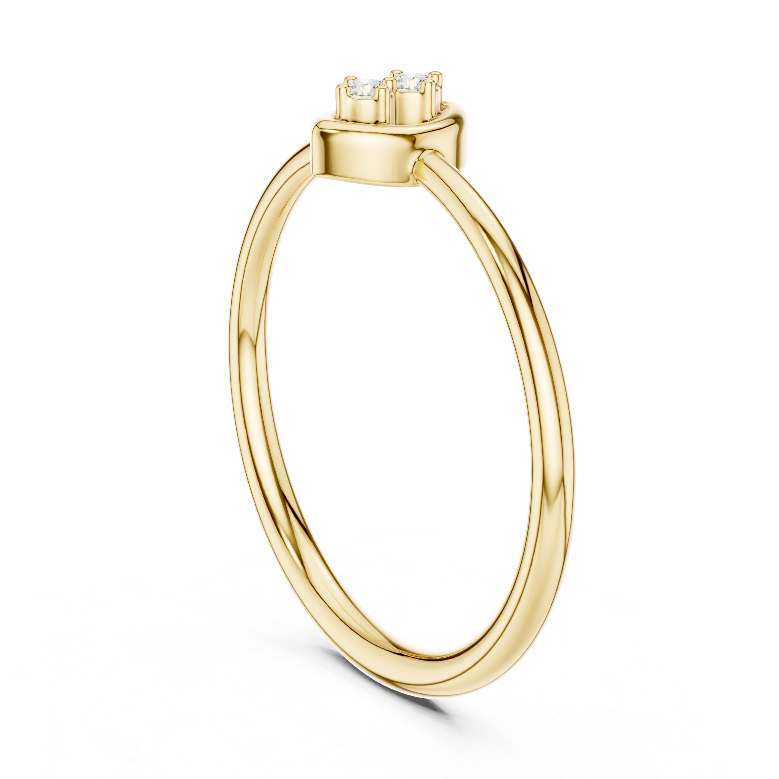 “Twin Glow: A Promise in Rose Gold”