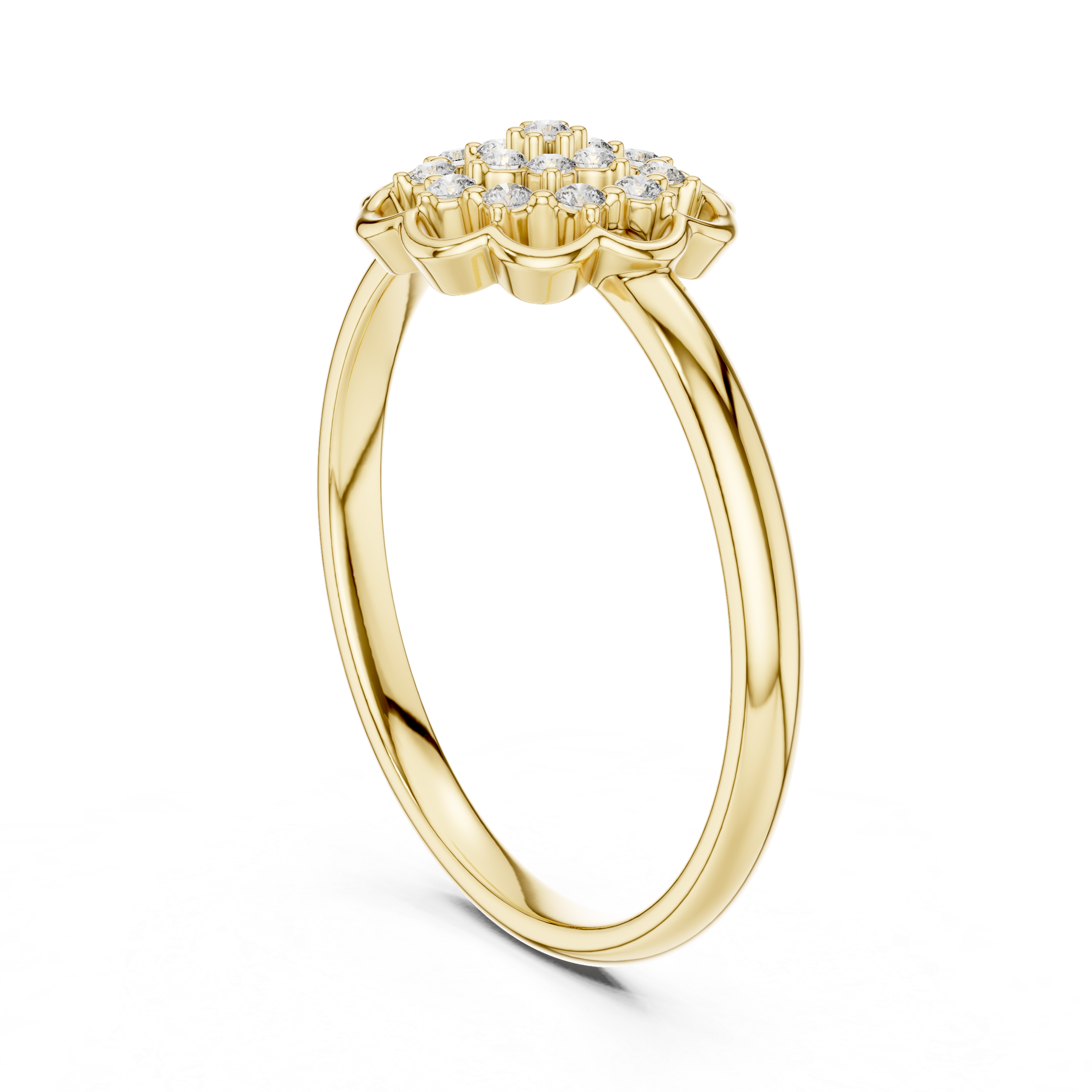 “Radiant Blossom: A Ring of Light”