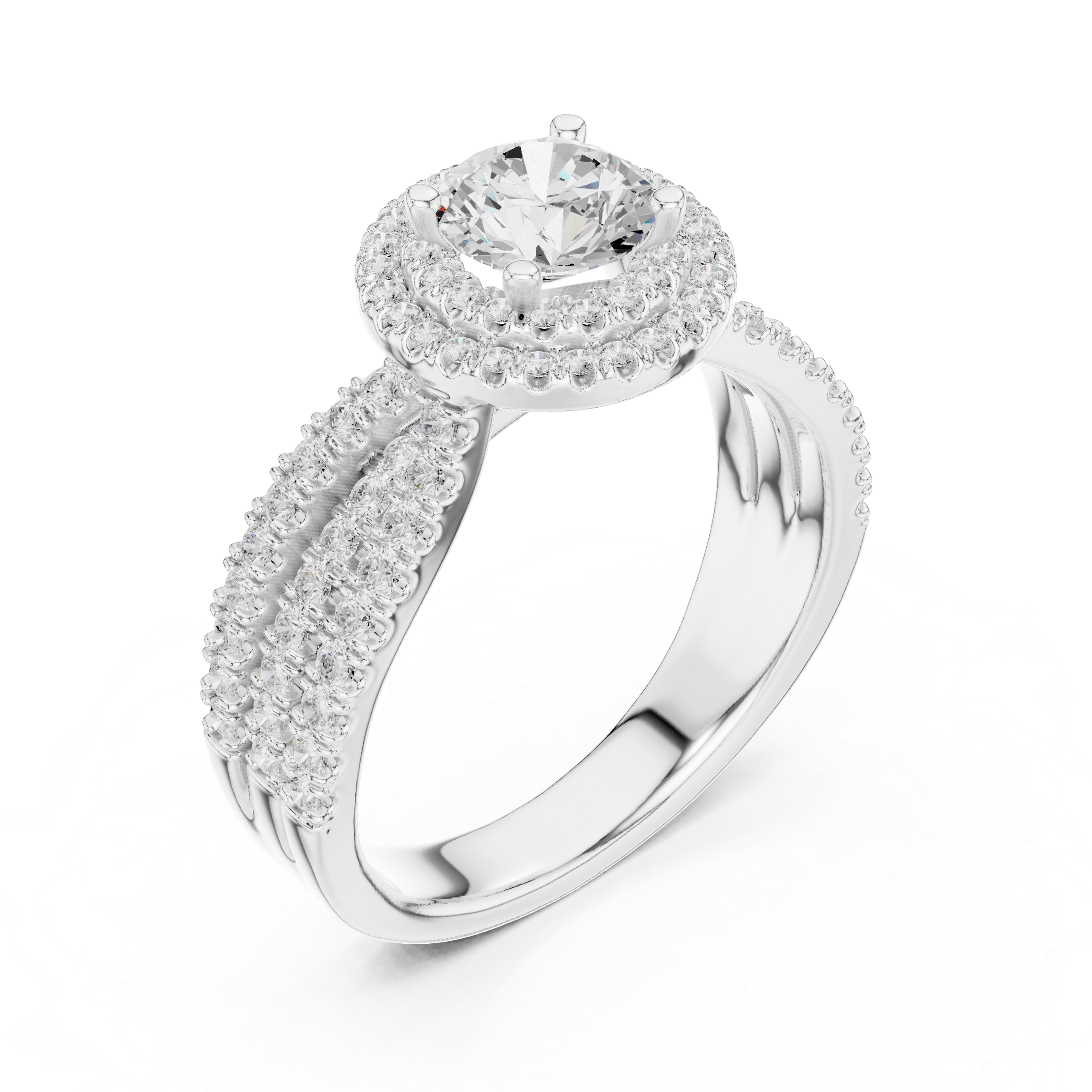 Majestic Glow Diamond Engagement Ring