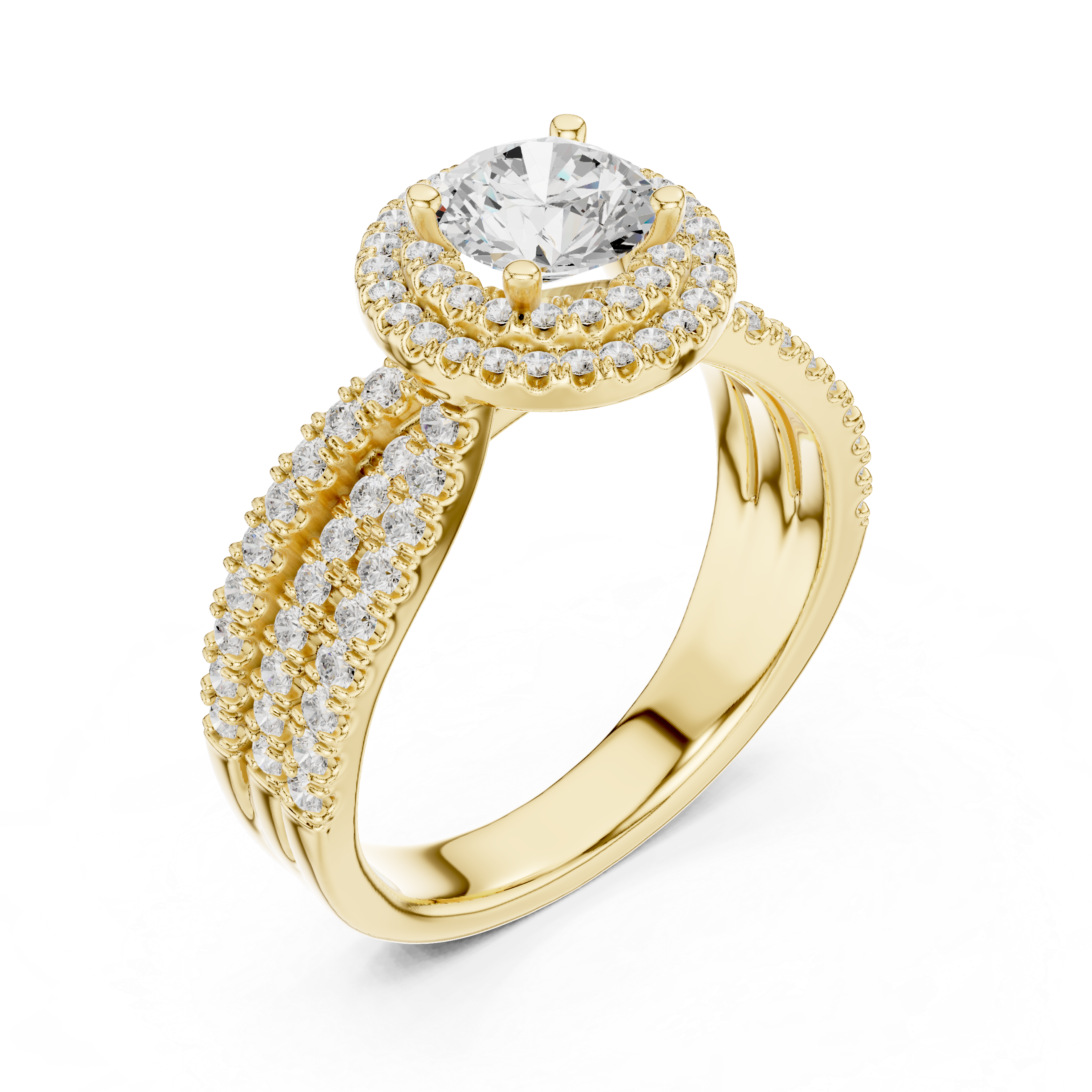 Majestic Glow Diamond Engagement Ring