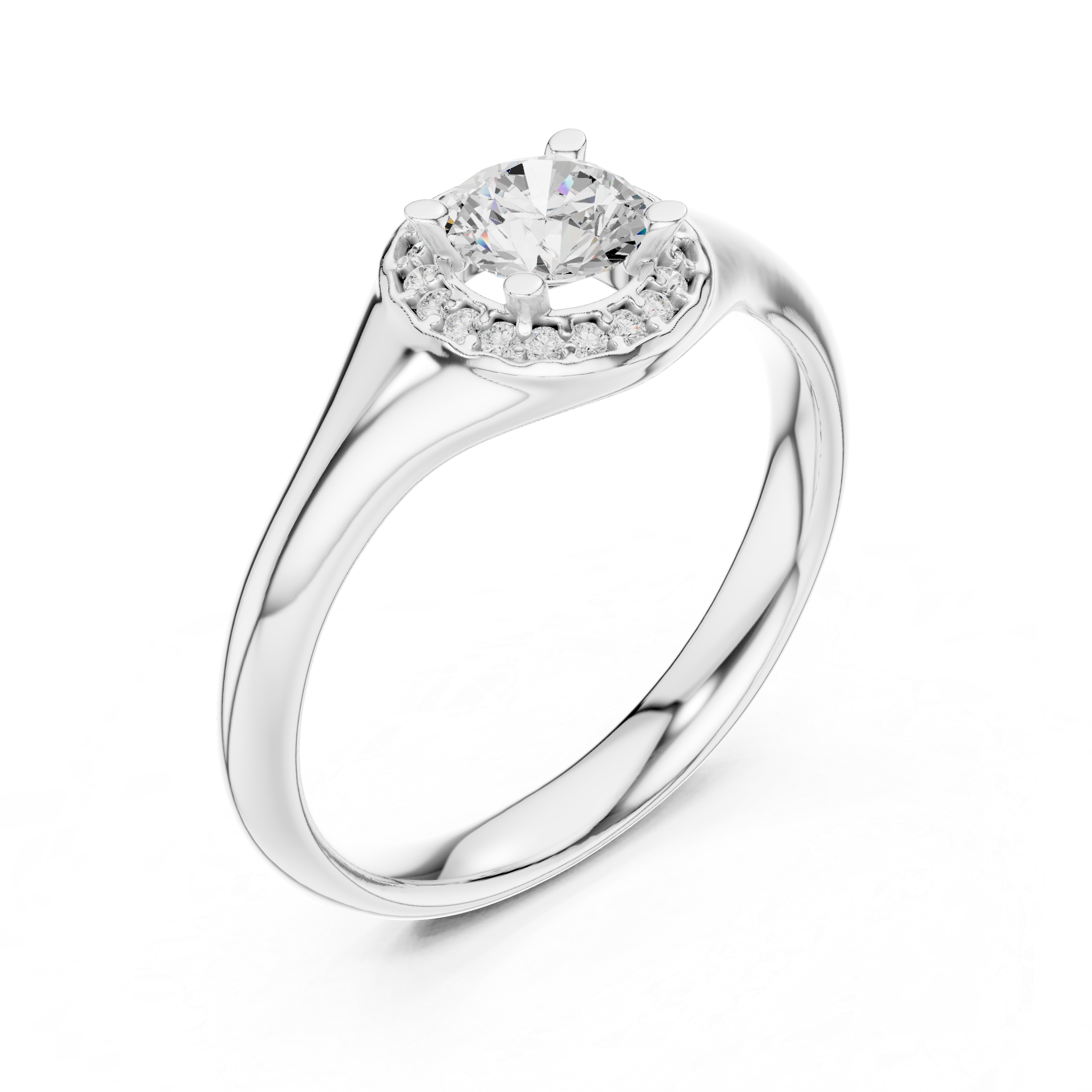 Eternal Love Solitaire Diamond Ring