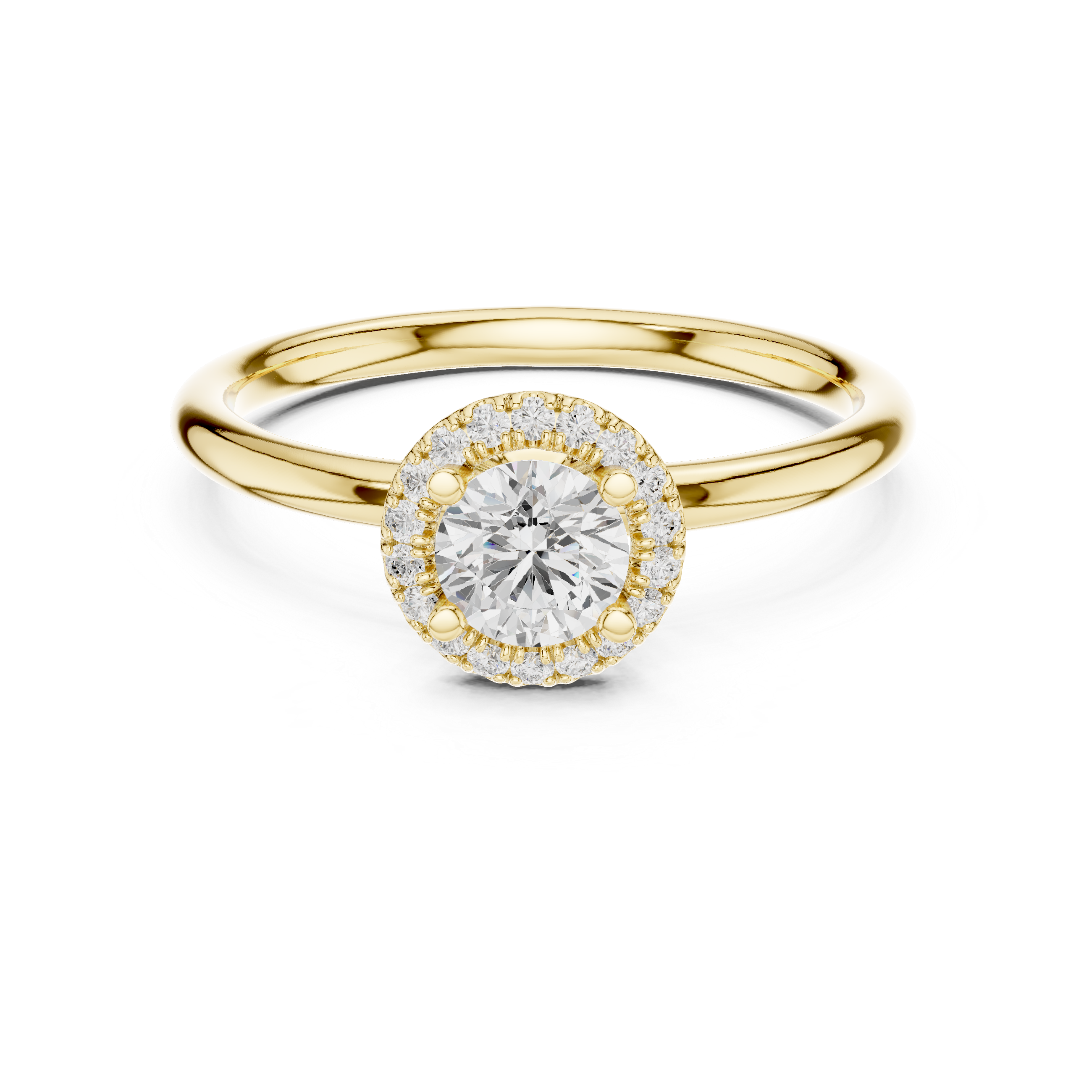 Blushing Glow Diamond Engagement Ring