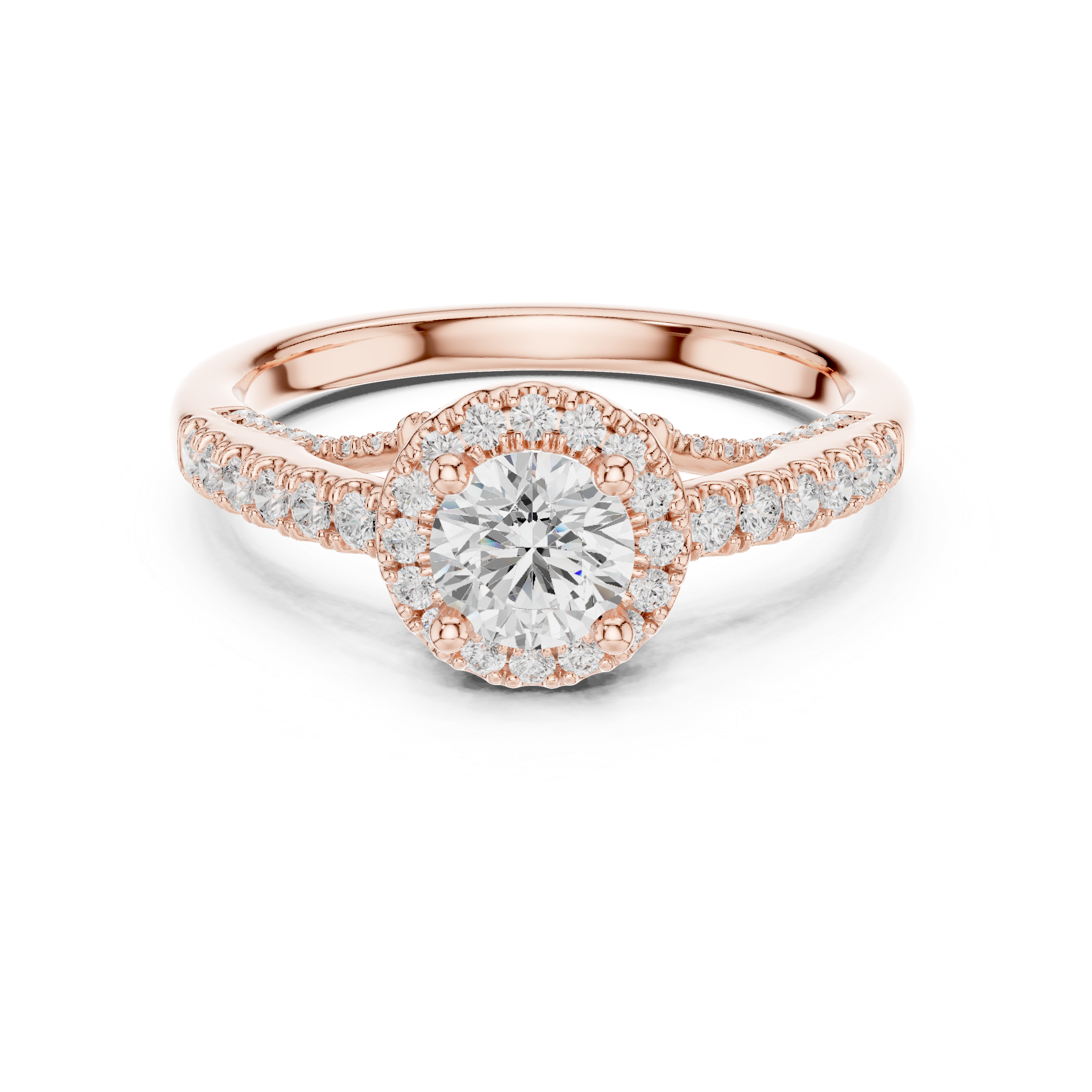 Eternal Spark Crossover Engagement Ring