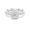 Eternal Spark Crossover Engagement Ring