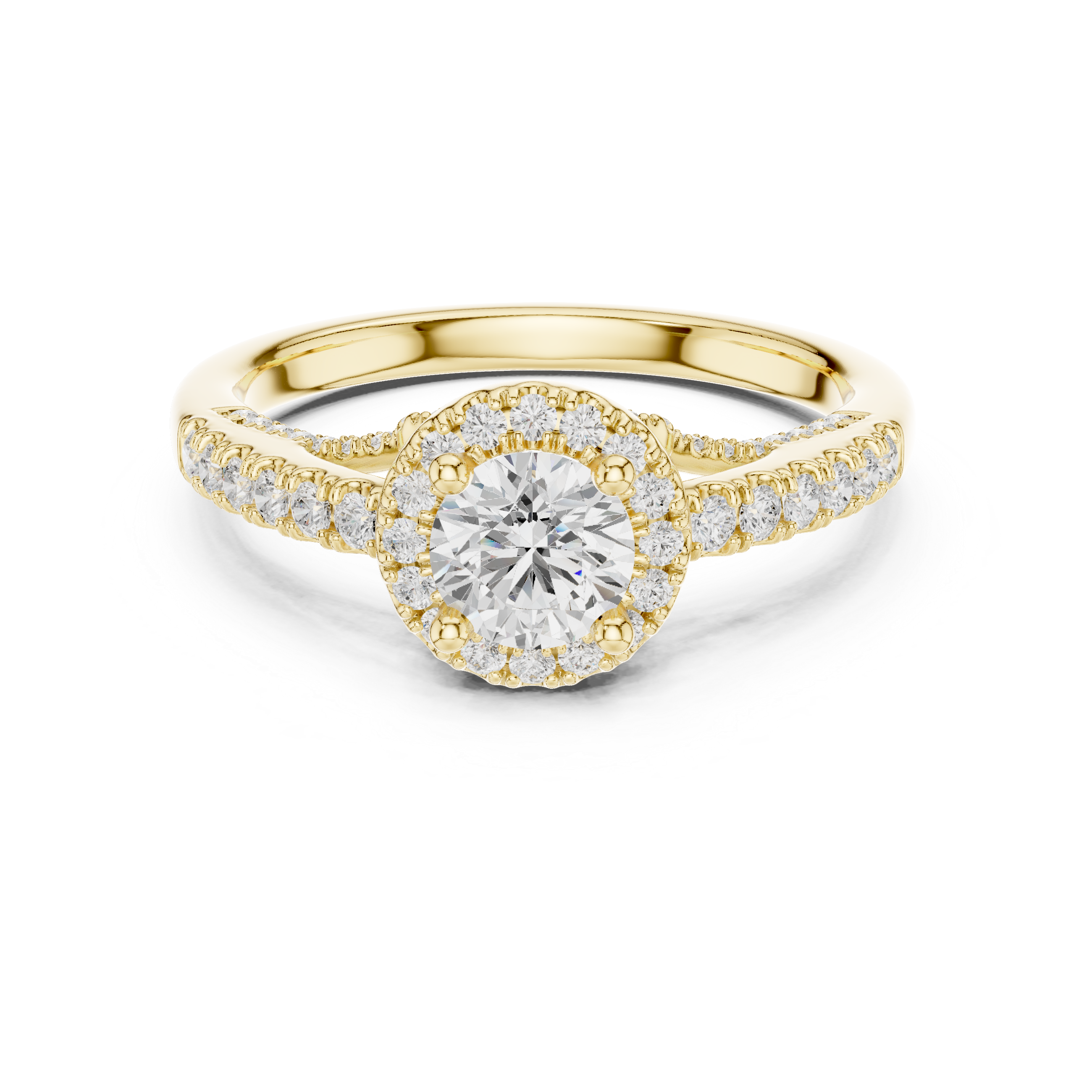 Eternal Spark Crossover Engagement Ring