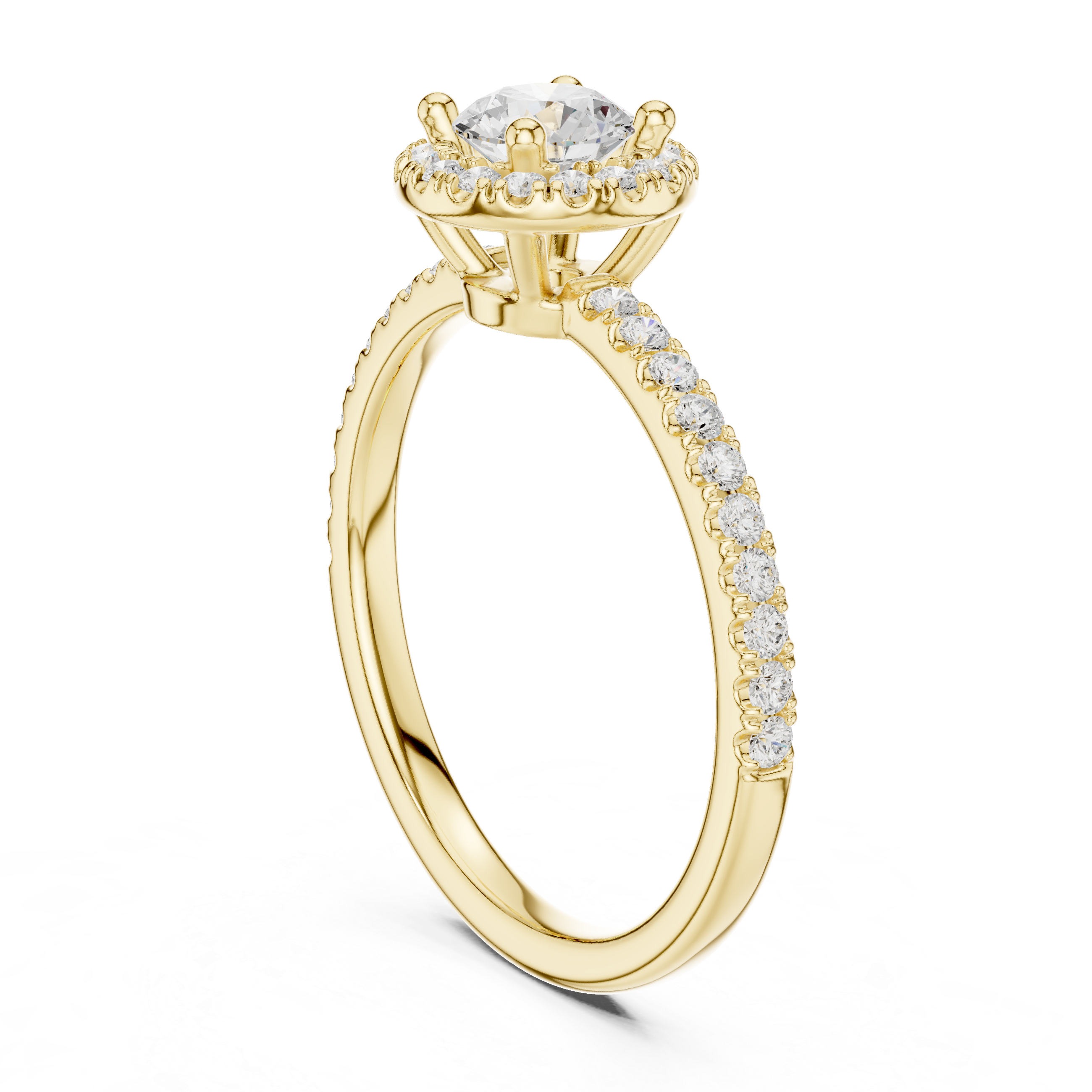 Brilliant Glow Solitaire with Halo