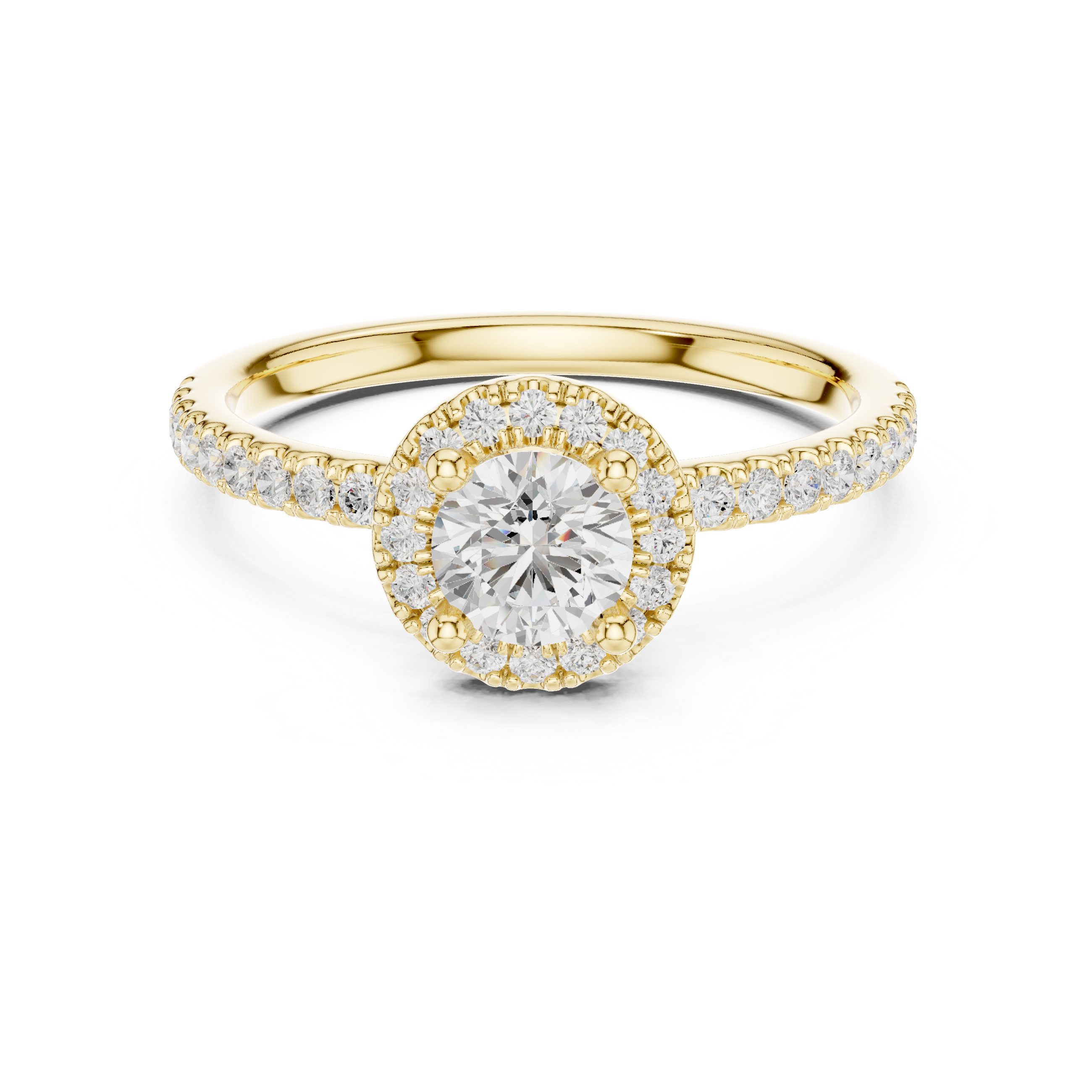 Brilliant Glow Solitaire with Halo