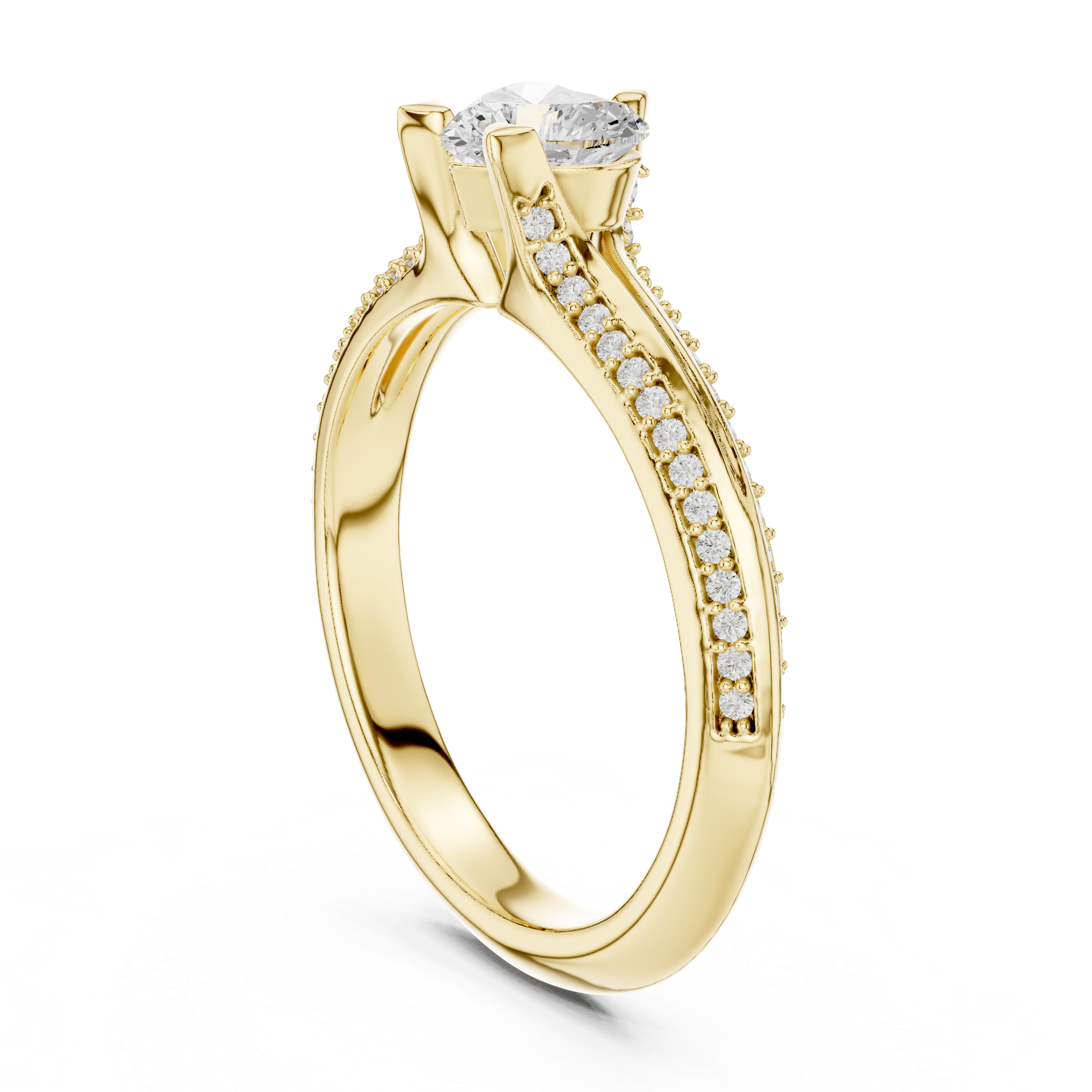 Classic Pav? Diamond Engagement Ring