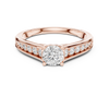 Classic Channel-Set Diamond Engagement Ring