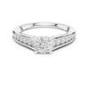 Classic Channel-Set Diamond Engagement Ring