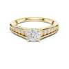 Classic Channel-Set Diamond Engagement Ring
