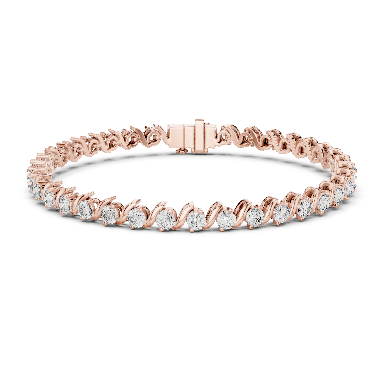 Twilight Twist Diamond Bracelet