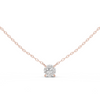 Delicate Round Diamond Pendant